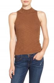 Sun   Shadow Mock Neck Knit Tank at Nordstrom