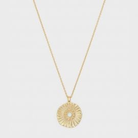 Sunburst Coin Necklace at Gorjana