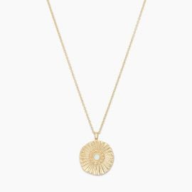 Sunburst Coin Necklace at Gorjana