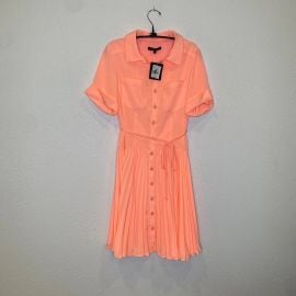 Sunburst Pleated Midi Dress at eBay