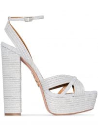 Sundance Platform Sandals by Aquazzura at Farfetch