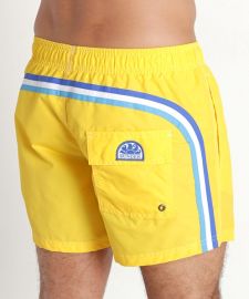 Sundek Elastic Waistband Surf Trunk at International Jock