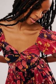 Sundrenched Printed Mini Dress at Free People