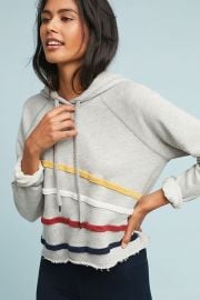 Sundry Chenille Striped Hoodie at Anthropologie