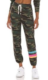 Sundry Stripes Dark Camo Pants In Army at Revolve