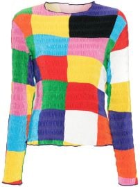 Sunnei Drama Frise colour-block T-shirt - at Farfetch