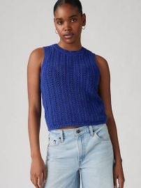 Sunrise Crochet Sweater Tank at Levis