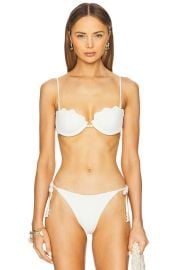 Sunrise Seashell Bikini Top at Revolve