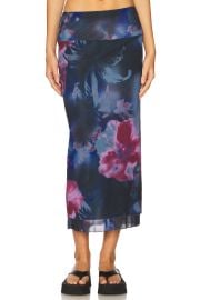 Sunset Mesh Maxi Skirt at Revolve