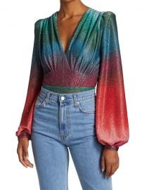 Sunset Ombre Lurex Bodysuit by PatBO at Saks Fifth Avenue