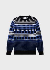 Sunspel and Camille Walala Fair Isle Jumper at Sunspel