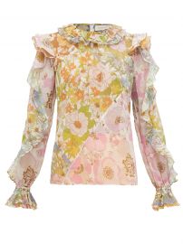 Super 8 Ruffle Floral Print Cotton by Zimmermann at Matches