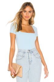 Superdown Al Square Neck Bodysuit at Revolve