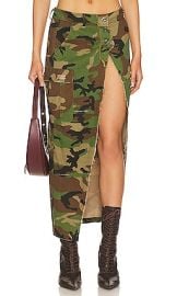 Superdown Bri Midi Skirt In Camo at Revolve