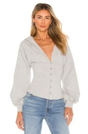 Superdown Martine Corset Hoodie at Revolve