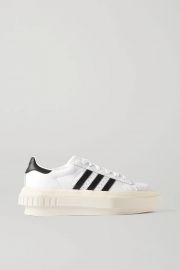 Superstar Leather Platform Sneakers by Adidas x Beyonce at Net A Porter