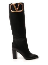 Supervee Logo Plaque Boots by Valentino at Cettire