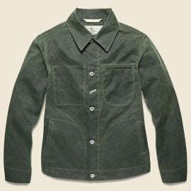 Supply Jacket - Waxed Olive Ridgeline at Stag