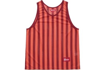 Supreme Stripe Mesh Tank Top at StockX