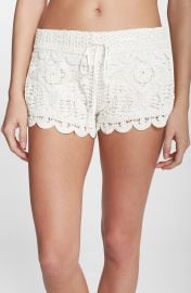 Surf Gypsy Crochet Cover-Up Shorts at Nordstrom