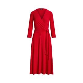 Surplice Jersey Dress Ralph Lauren at Ralph Lauren