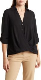 Surplice Long Sleeve Wrap Top at Nordstrom Rack