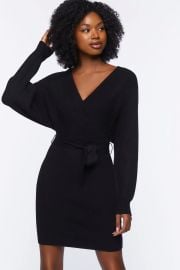 Surplice Sweater Dress at Forever 21