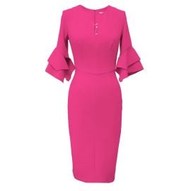 WornOnTV: Nikki’s pink bell sleeve dress on The Young and the Restless ...