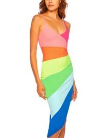 Susana Monaco Color Blocked Asymmetric Dress Bloomingdales at Bloomingdales