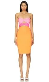 Susana Monaco Cut Out Mini Dress In Cabo at Revolve