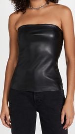 Susana Monaco Faux Leather Tube Top at Shopbop