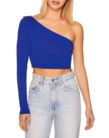 Susana Monaco One Shoulder Crop Top   Bloomingdales at Bloomingdales