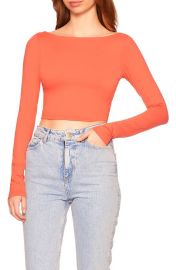 Susana Monaco Scoop Back Crop Top at Nordstrom