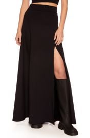 Susana Monaco Side Slit Maxi Skirt in Black at Nordstrom  at Nordstrom