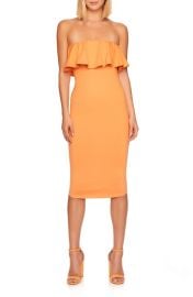 Susana Monaco Strapless Ruffle Dress at Nordstrom