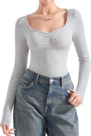 Suuksess Sweetheart V neck Top at Amazon