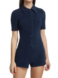 Suzie Kondi Rami Fitted Terry Beach Romper at Saks Off 5th