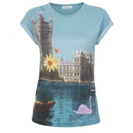 Swan Postcard Print Tee at Paul Smith