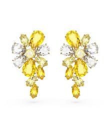 Swarovski Crystal Mixed Cuts Flower Gema Drop Earrings - Macys at Macys