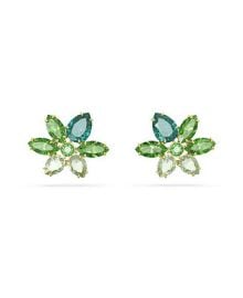 Swarovski Crystal Mixed Cuts Flower Gema Stud Earrings - Macys at Macys