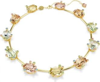 Swarovski Gema Crystal Station Collar Necklace at Nordstrom