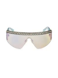 Swarovski crystal embellished square frame sunglasses at Saks Off 5th