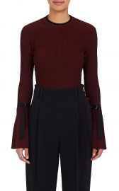 Sweater: Flared-Sleeve Rib-Knit Sweater by Phillip Lim 3.1 at Barneys