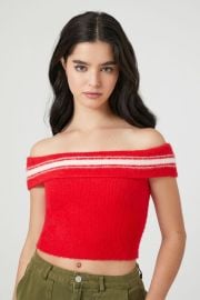 Sweater-Knit Off-the-Shoulder Top at Forever 21