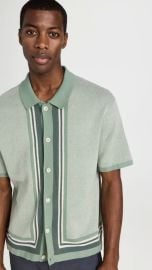 Sweater Polo Buttondown Stripe at Shopbop