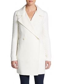 Sweater sleeve coat by Vince at Saks Off 5th