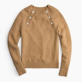 Sweater with Jeweled Buttons at J. Crew