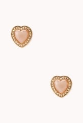 Sweetheart Glam Studs at Forever 21