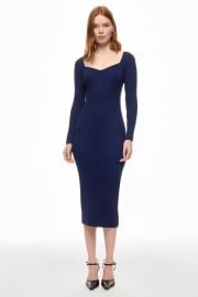 Sweetheart Knit Midi Dress by Adam Lippes Collective Rent the Runway at Rent the Runway