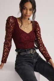 Sweetheart Lace Top at Anthropologie